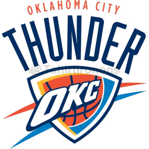Oklahoma City Thunder T-shirts Iron On Transfers N1131